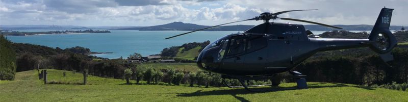 Heli flights to Waiheke wineries